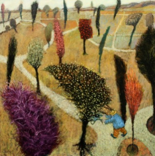 The Gardener by Simon Garden 61 x 61cm £4,800
